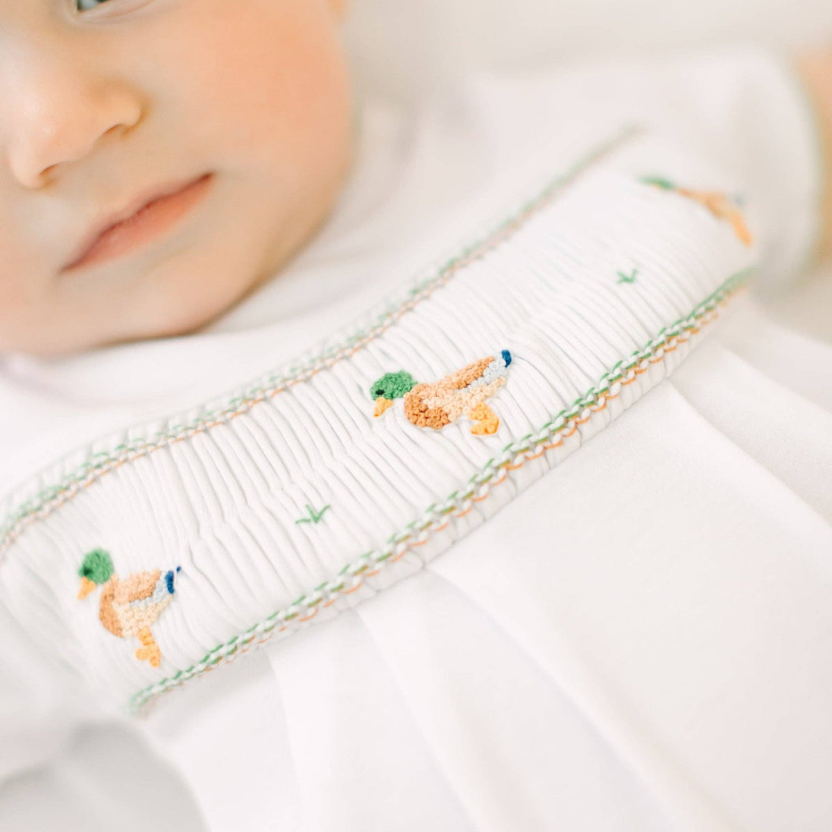 Mallard Moments Smocked Boy Bubble