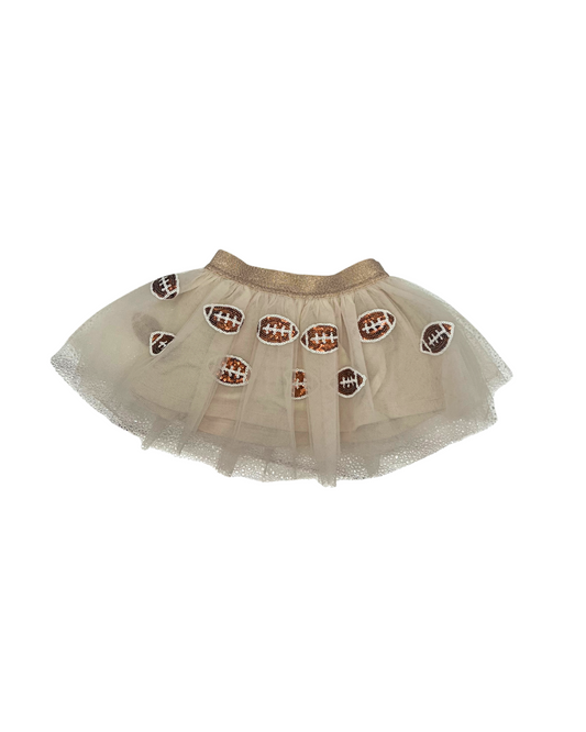 Sequin Football Tulle Skirt