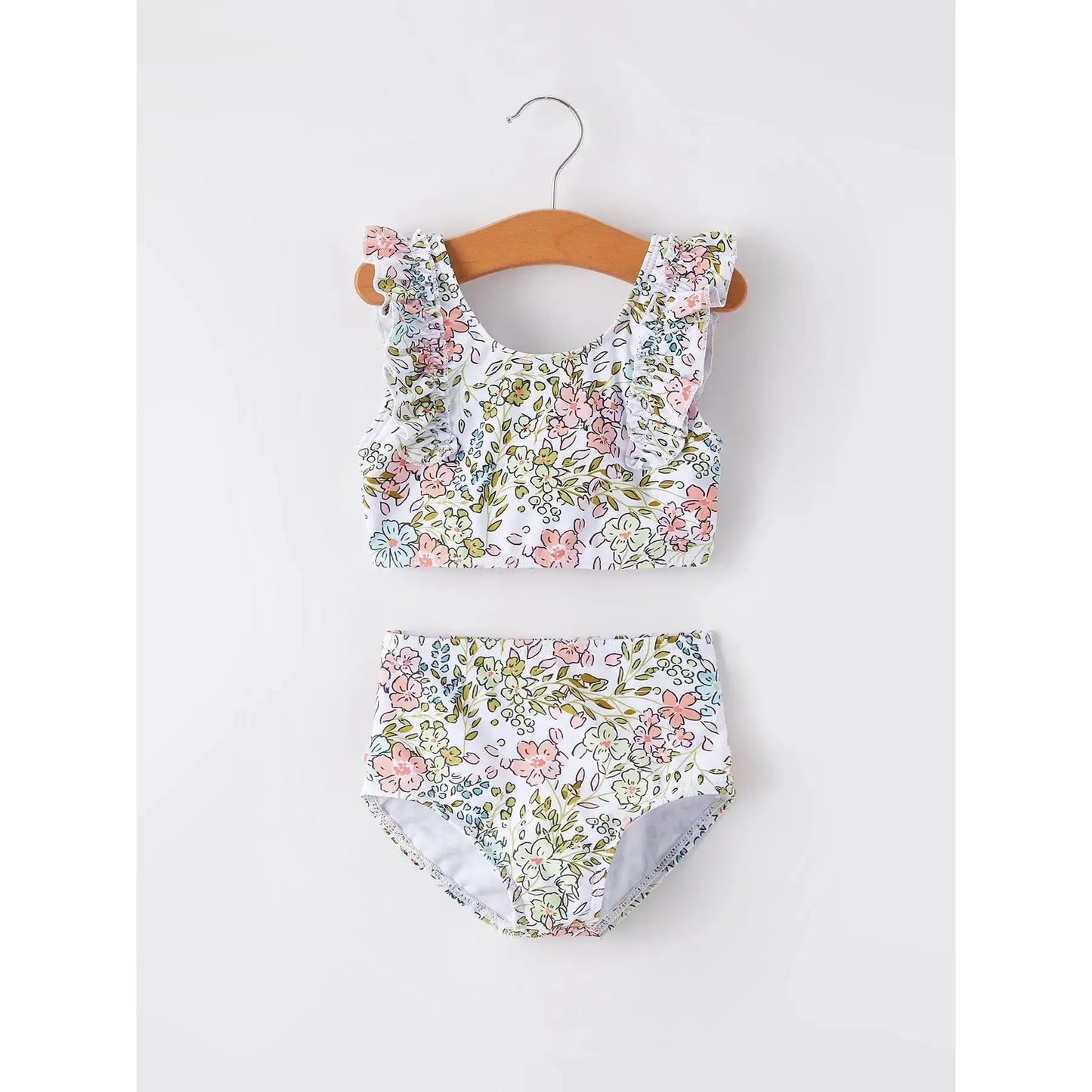 Pink Floral Swimsuit