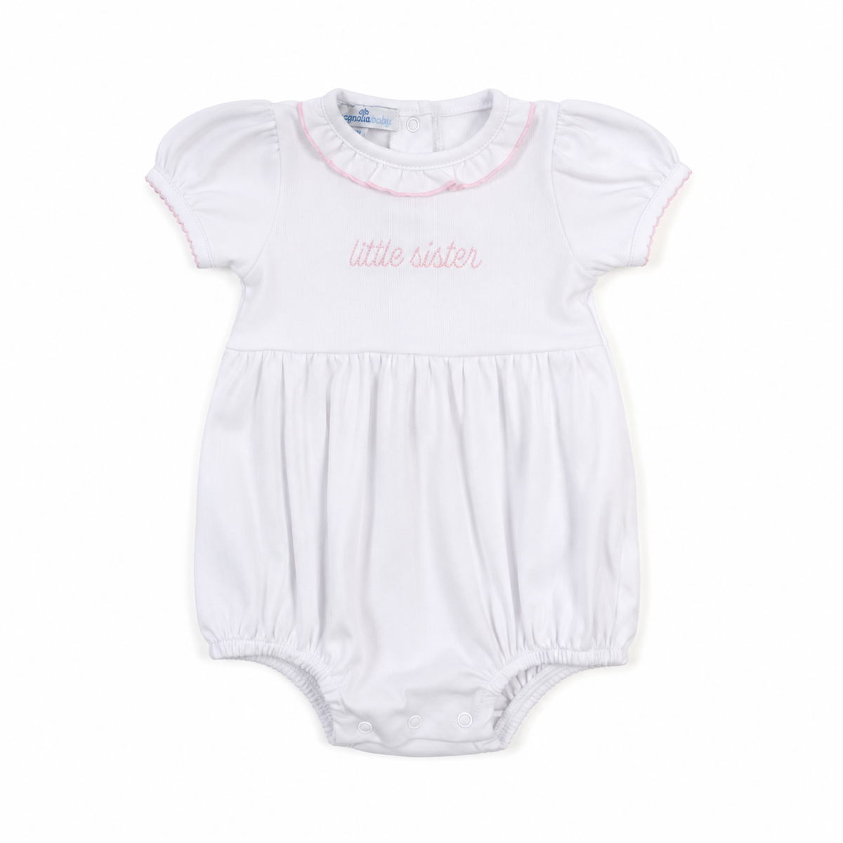 Little Sister Short Sleeve Ruffle Bubble