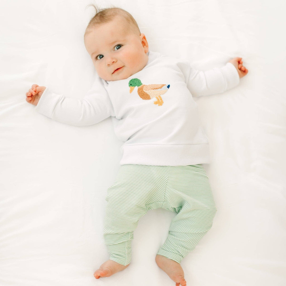 Mallard Moments Hand-Embroidered Sweatshirt