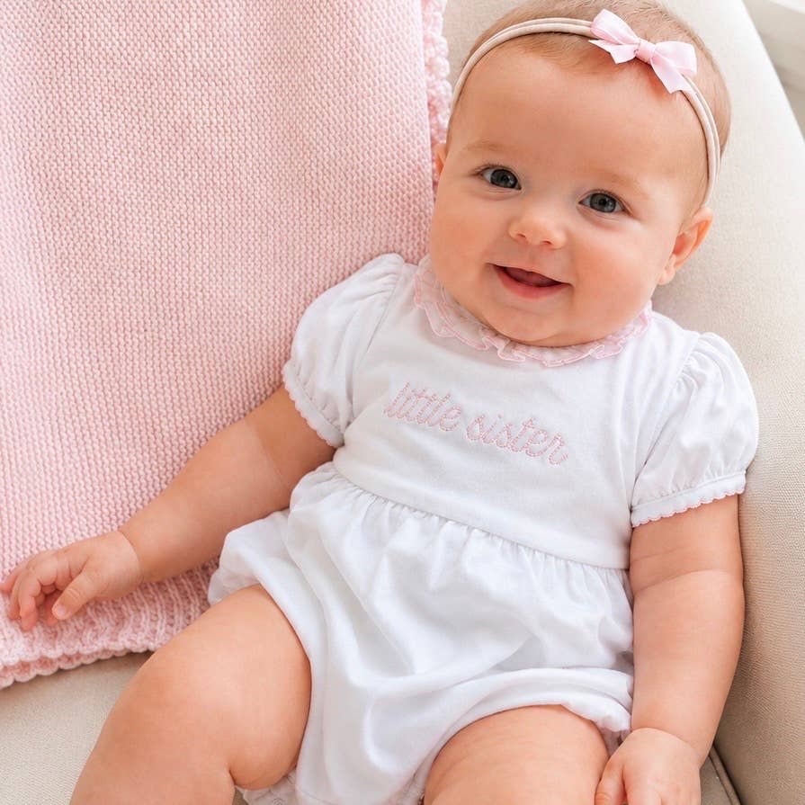 Little Sister Short Sleeve Ruffle Bubble