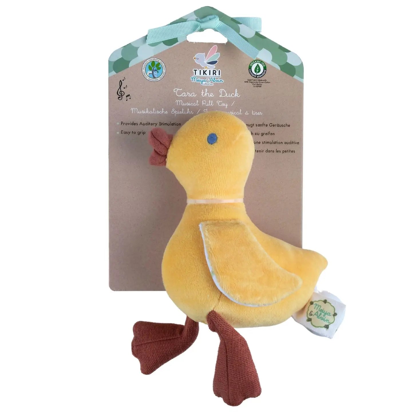 Tara the Duck Organic Musical Toy