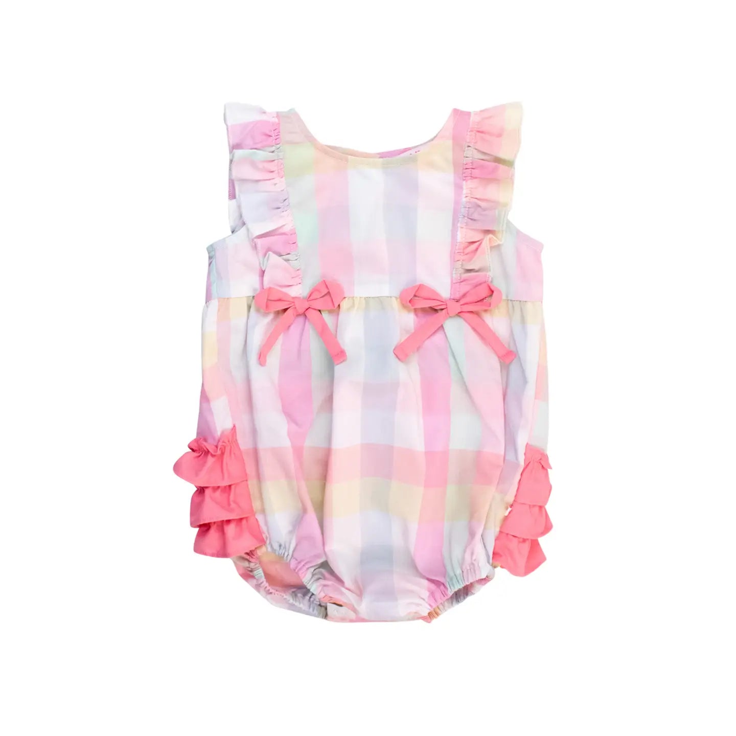 Picnic Plaid Ruffle Romper