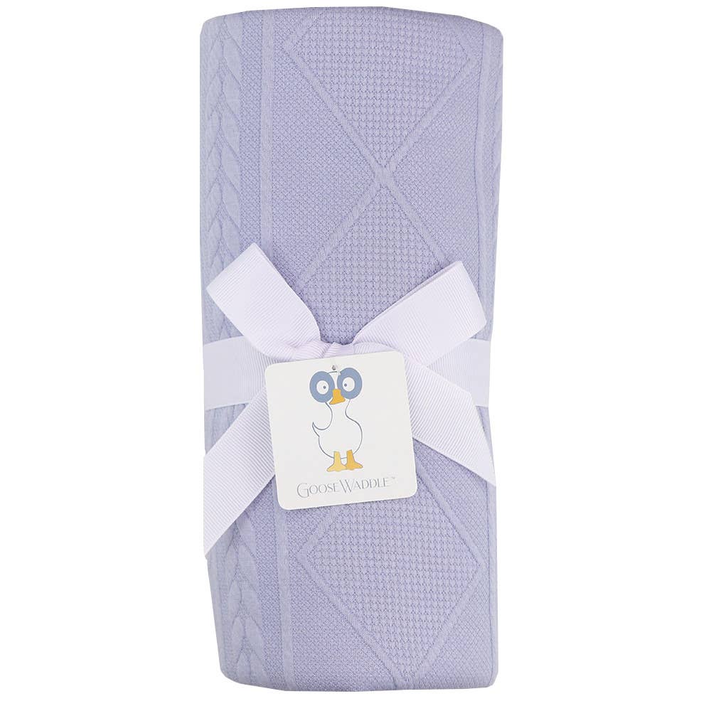 Knit Blanket - Lavender