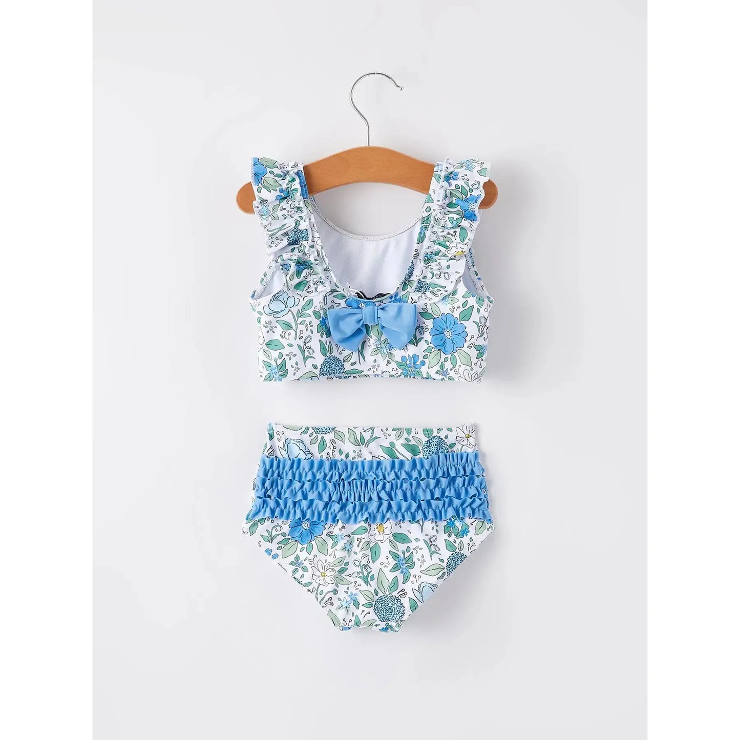 Blue Floral Swimsuit