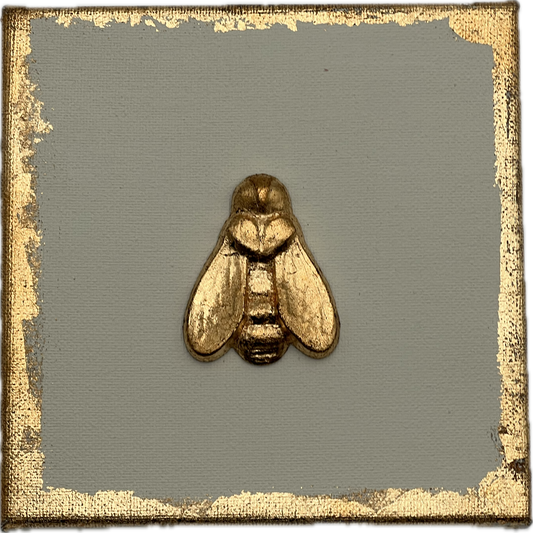 Mon Cher - Canvas Art Gold Bee