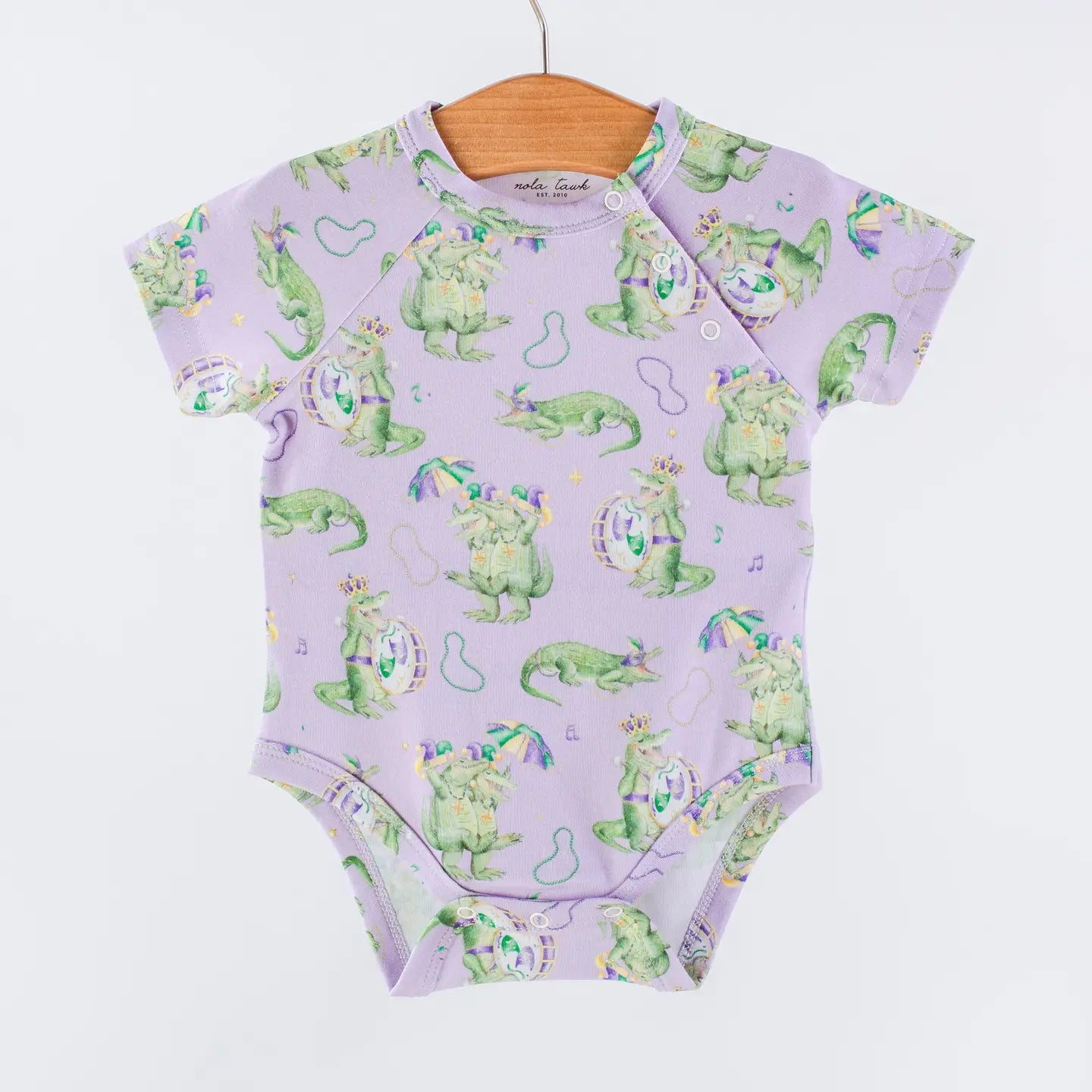 Gator Gras Organic Cotton Onesie