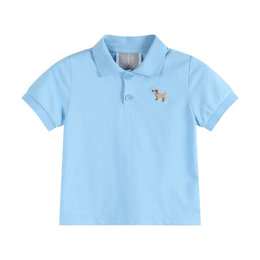 Blue Puppy Golf Shirt