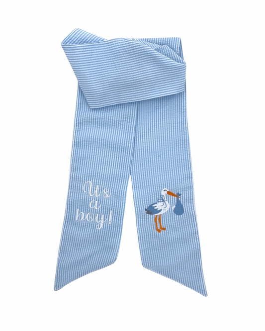 It's a Boy Wreath Sash