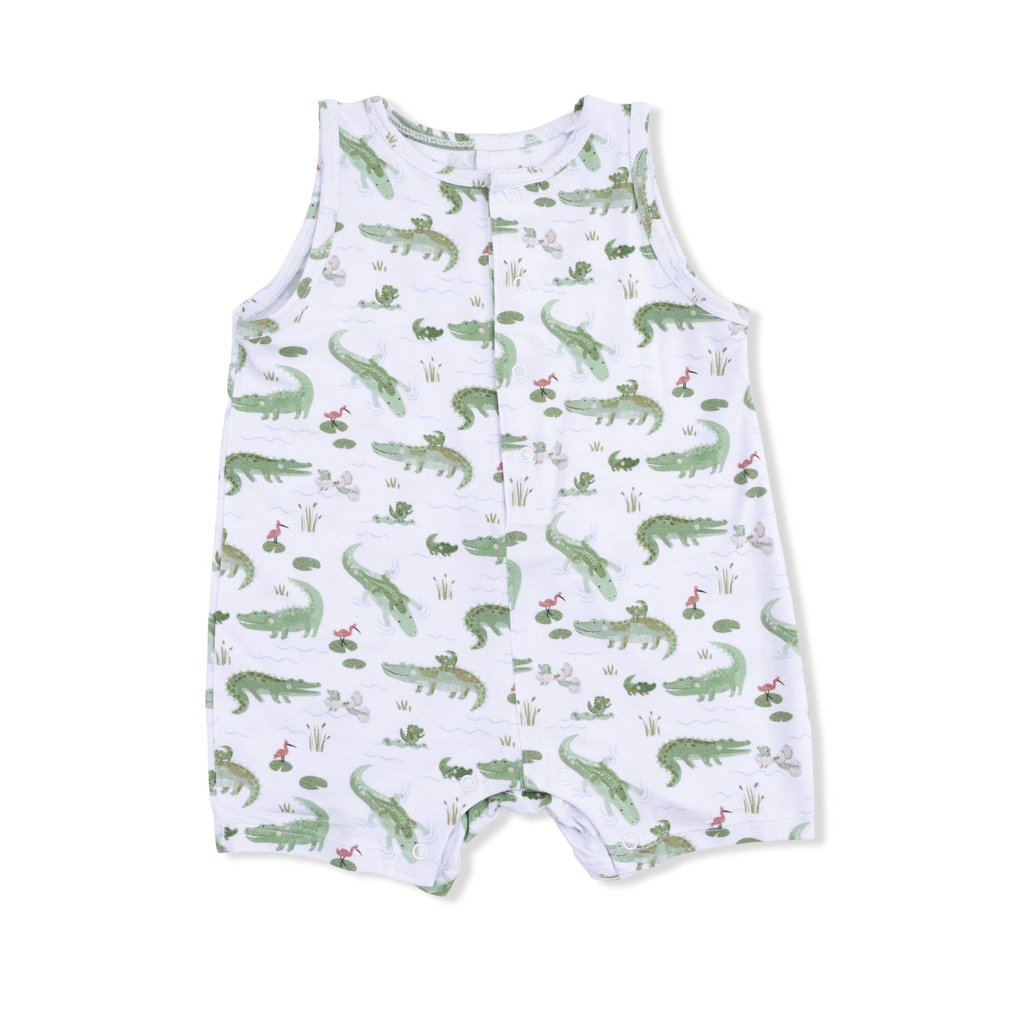 Crayon Alligators - Sleeveless Shortie Romper