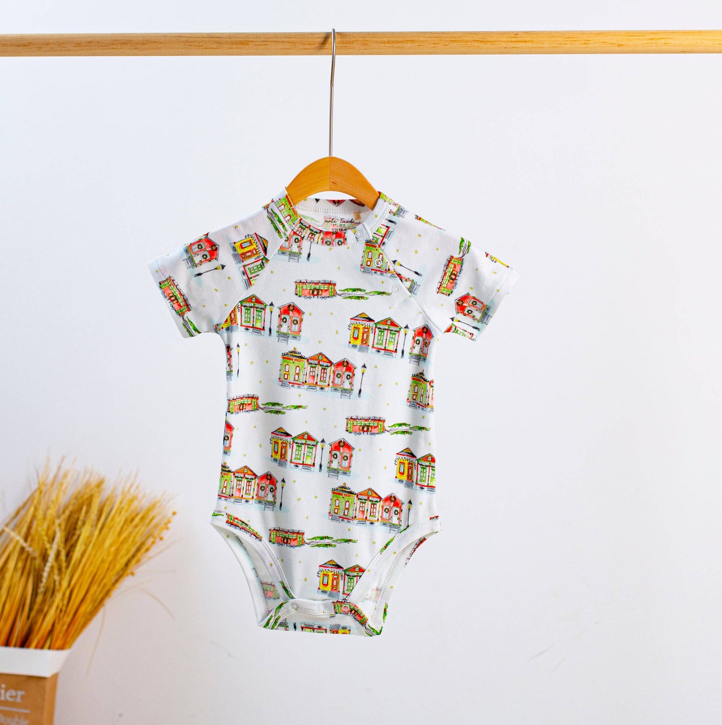 Bayou Wonderland Organic Cotton Christmas Onesie