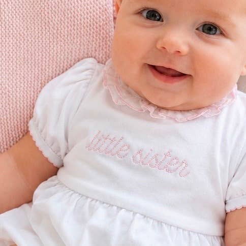Little Sister Short Sleeve Ruffle Bubble