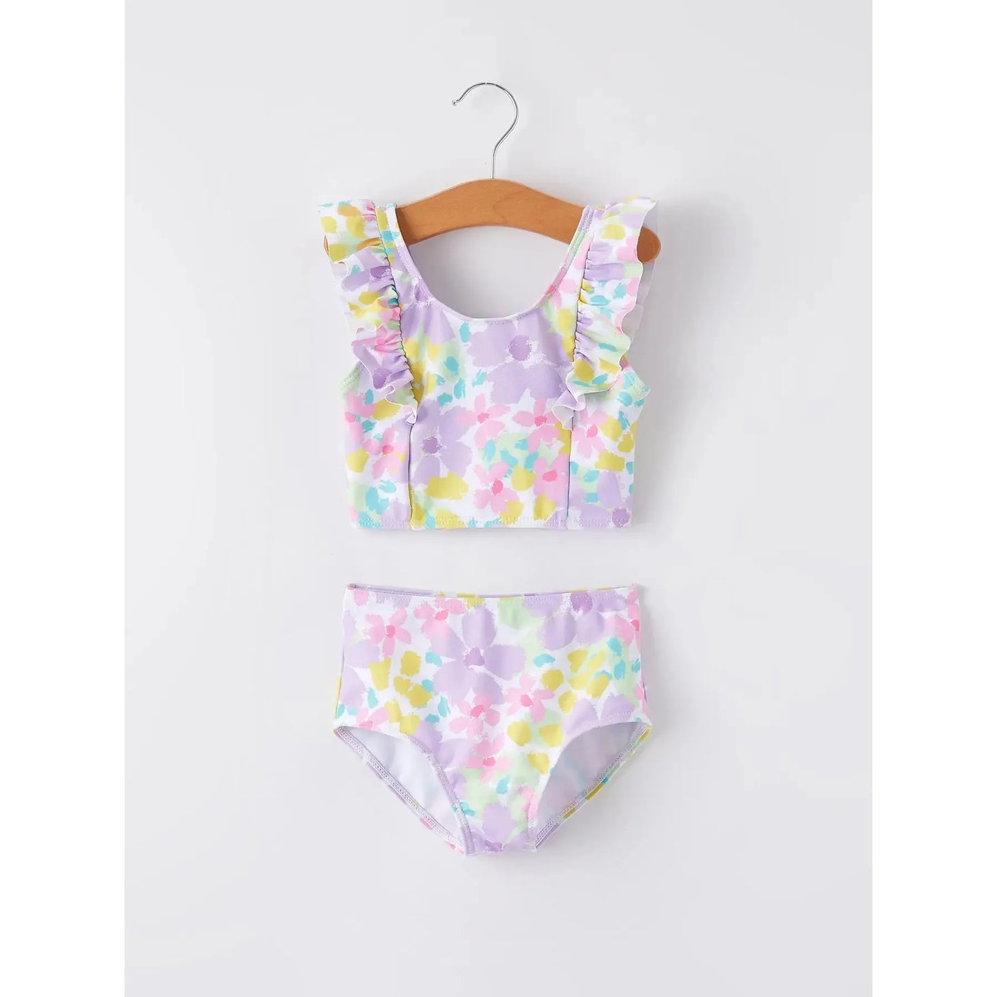 Purple Flowers Swimsuit