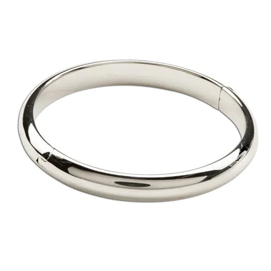 Classic Silver Bangle Bracelets (Small=0-12 mths)