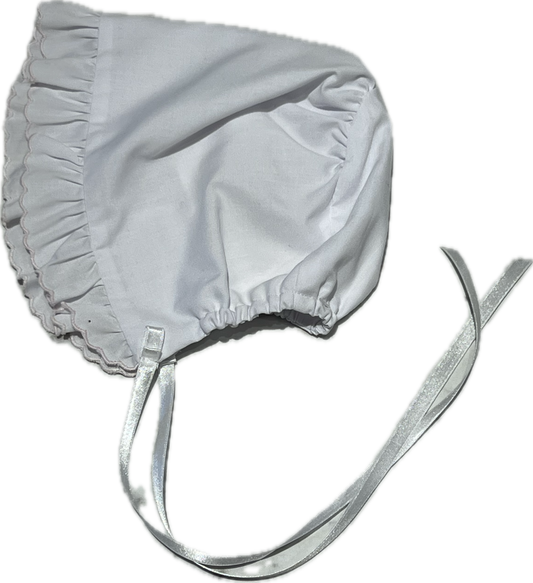 Auraluz - Hat Baby Girl, White Ruffle