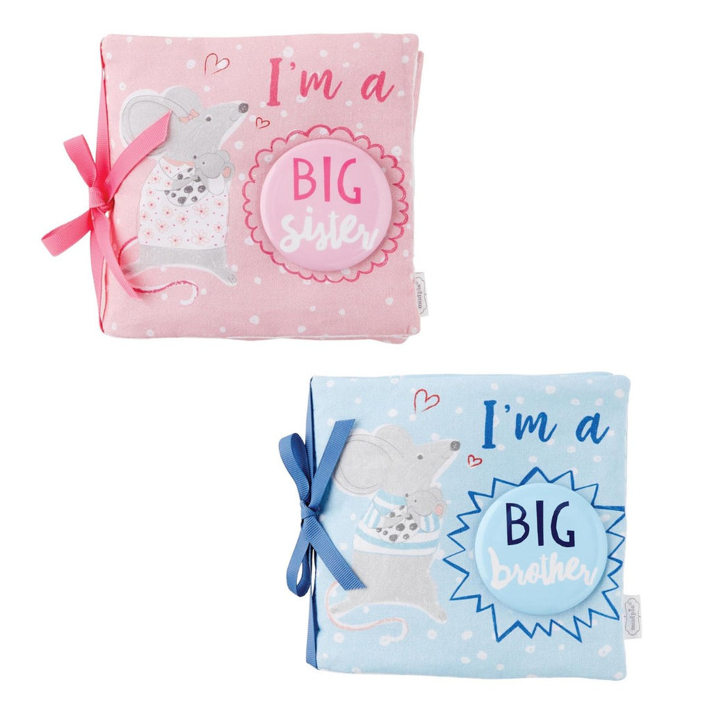 Mud Pie - Big Sister, Big Brother Book and Pin Set