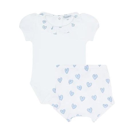 Nellapima Blue Heart Onesie Set