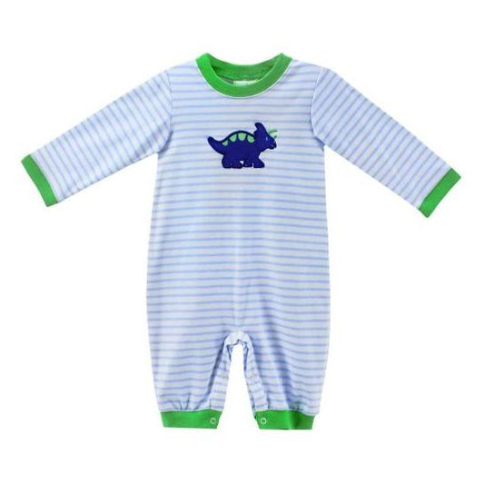 Dinosaur Applique Long Bubble