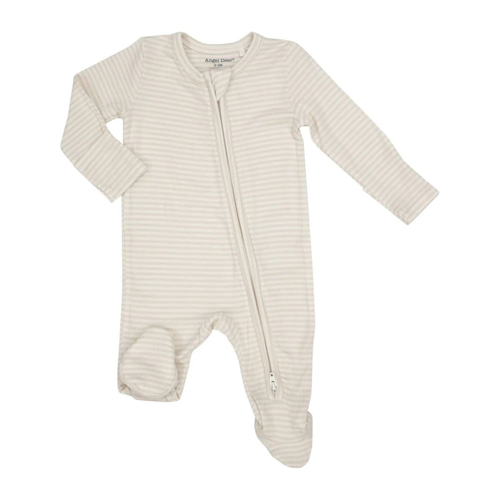 Angel Dear Dreamtime Animals Khaki Stripe Footie