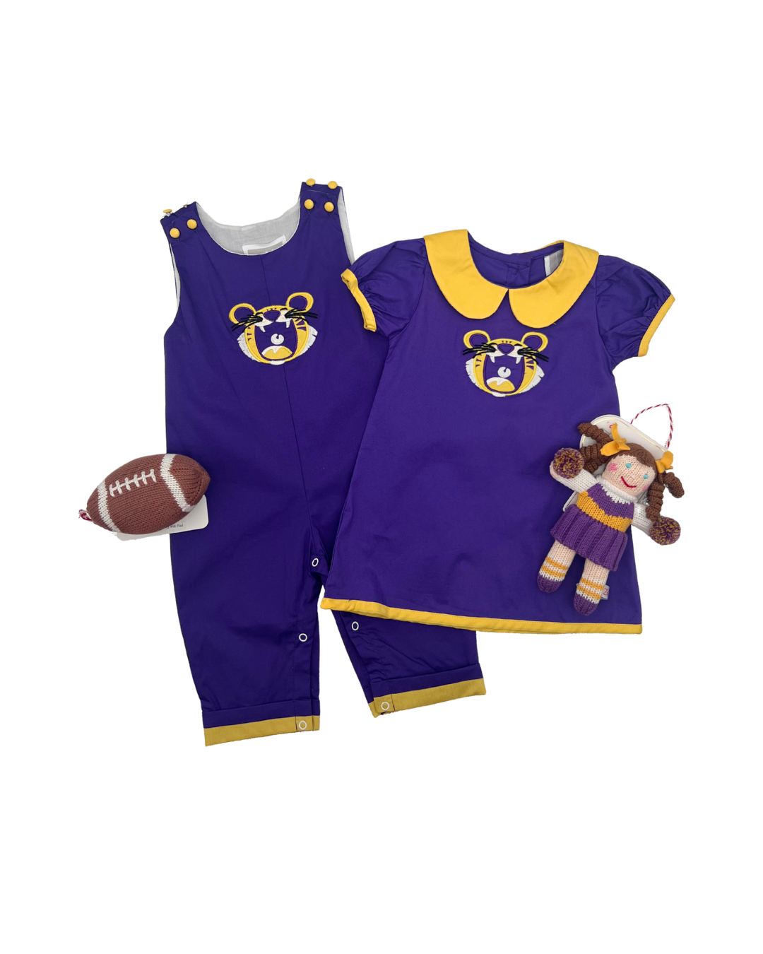 LSU Fan Overalls