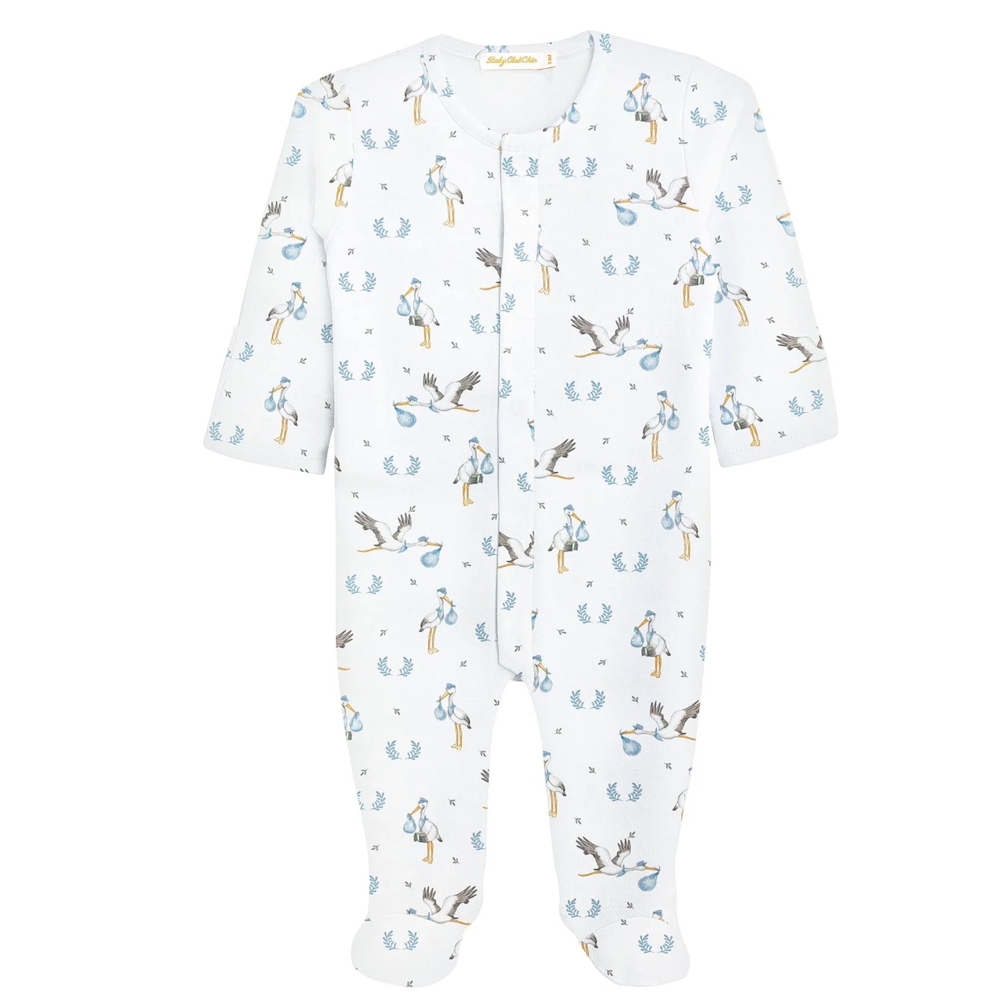 Welcome Baby Zipped Footie