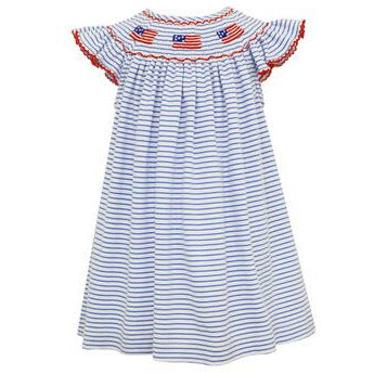 Petit Bebe Girls Patriotic Flag Bishop