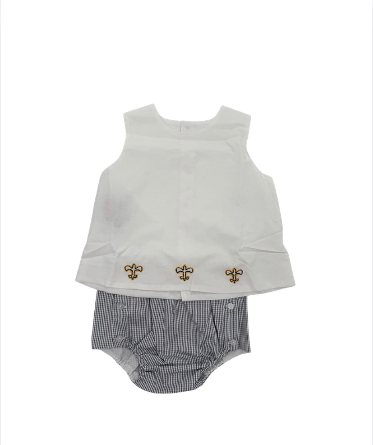 Fleur De Lis Diaper Set