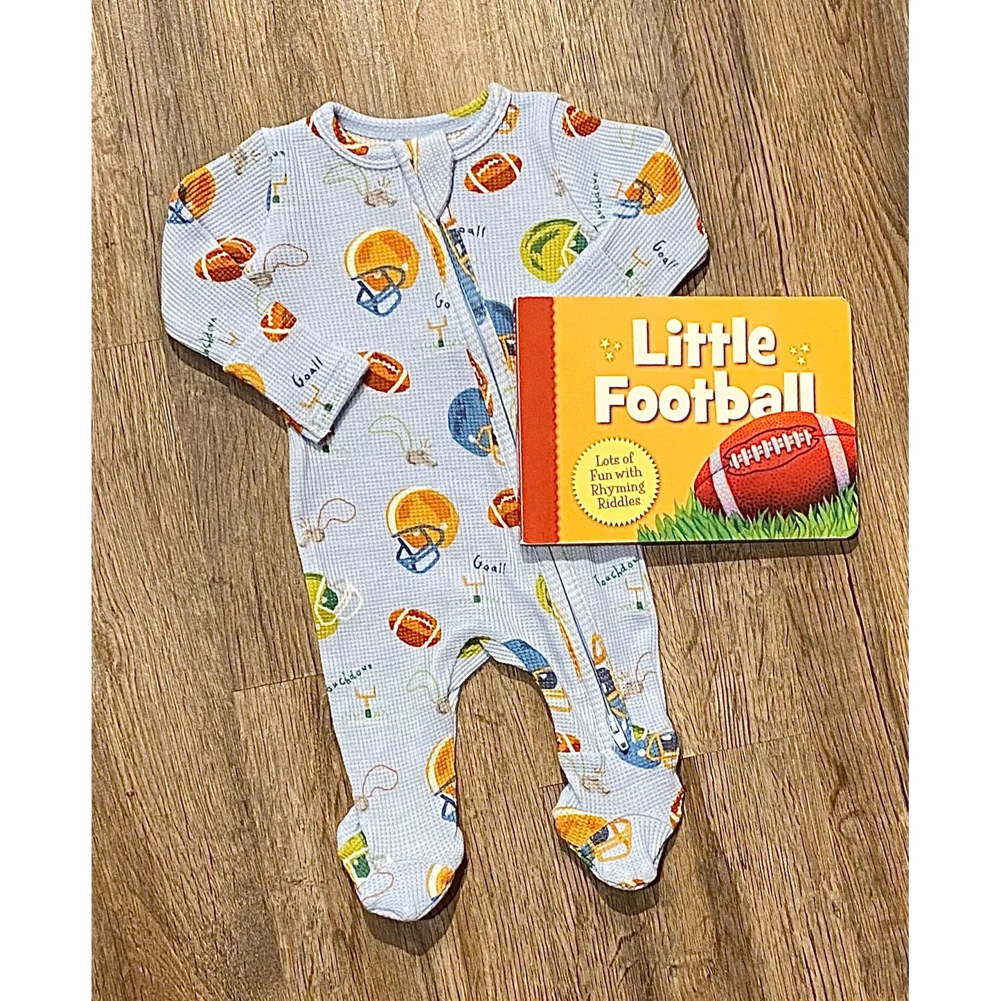 Angel Dear Thermal Football 2 Way Zipper Footie