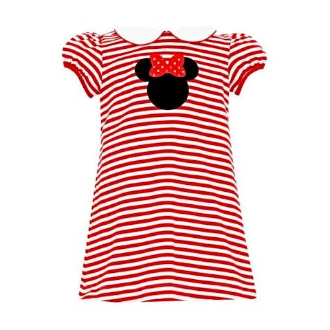 Claire Charlie Minnie Mouse Applique Dress
