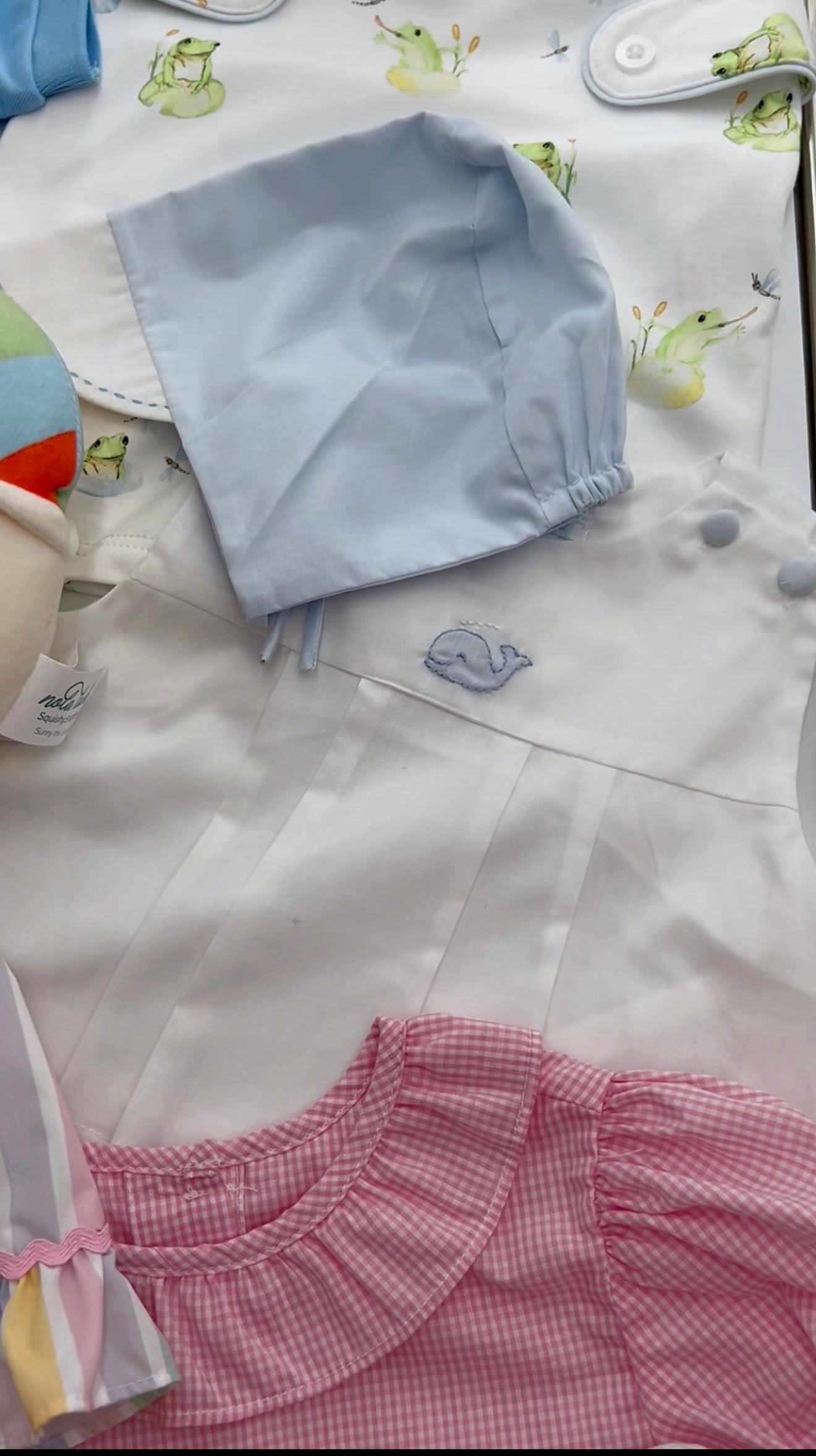 Petit Ami Whale Boys Diaper Set