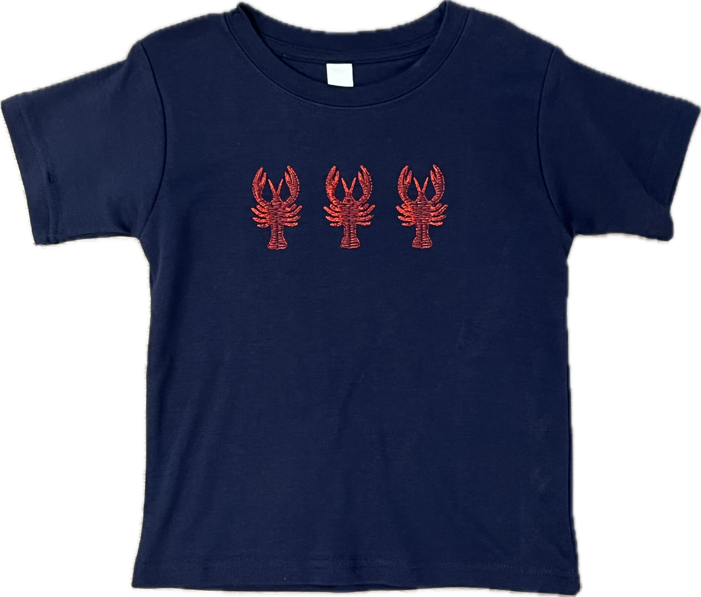Crew Shirt Crawfish Embroidered Trio