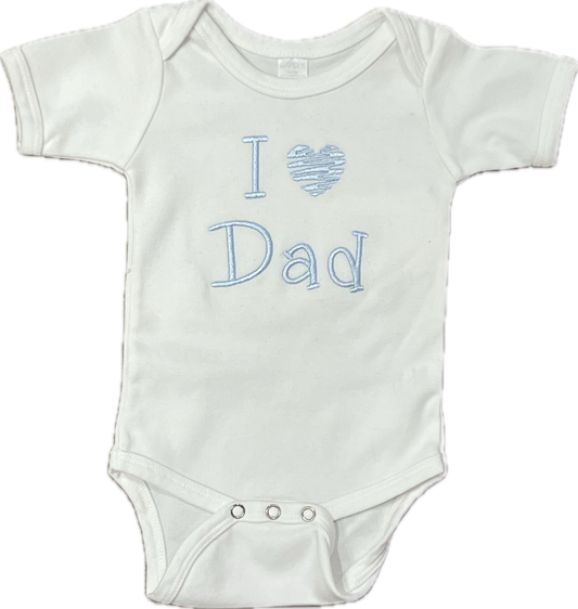 I Love Dad Onesie