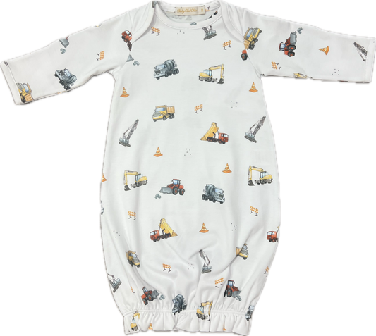 Baby Club Chic Trucks Boy Gown