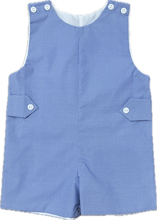 Lulu Bebe Blue Swiss Dot Jon Jon