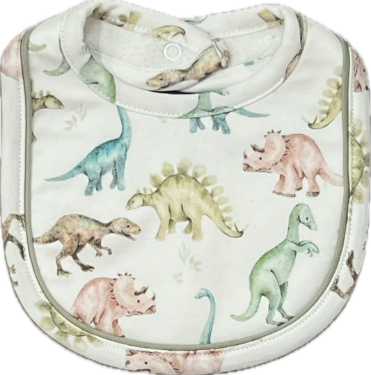 Baby Club Chic Dinos Bib