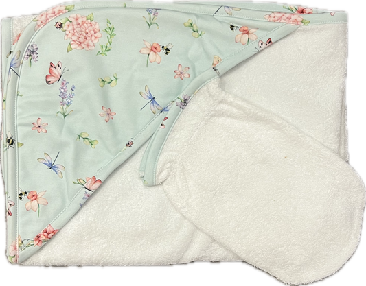 Baby Club Chic Botanical II Hooded Towel Set