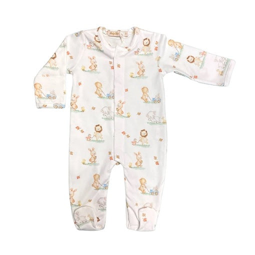 Baby Club Chic Enjoy Autumn Print Footie