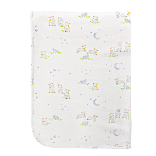 Baby Club Chic Baby Lambs Blue Blanket