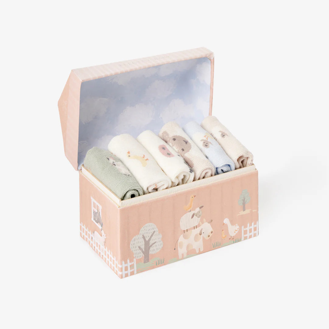 Elegant Baby On the Farm Baby Socks