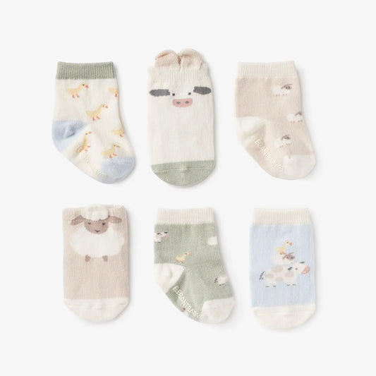 Elegant Baby On the Farm Baby Socks