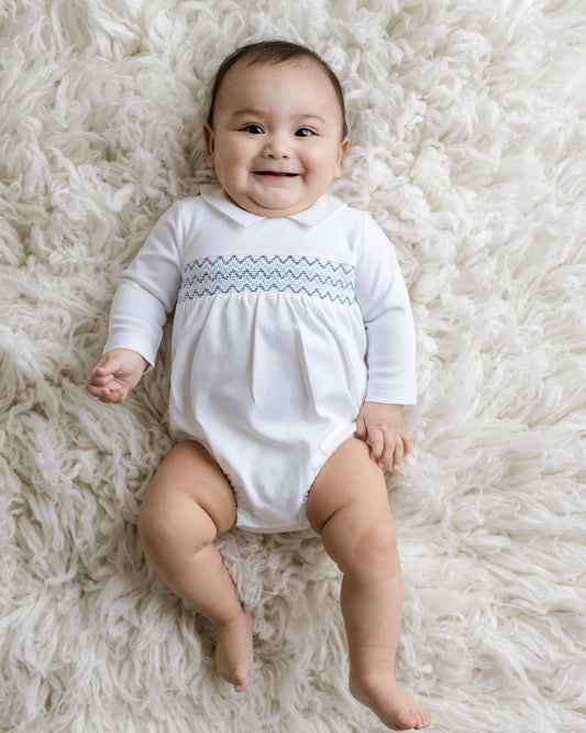 Cuclie - Kenny Smocked Bubble Romper
