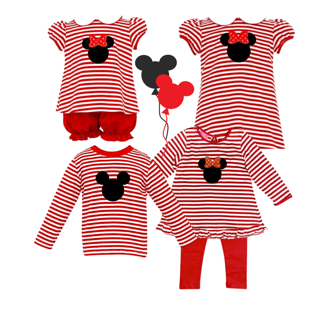 Claire Charlie Minnie Mouse Bloomer Set