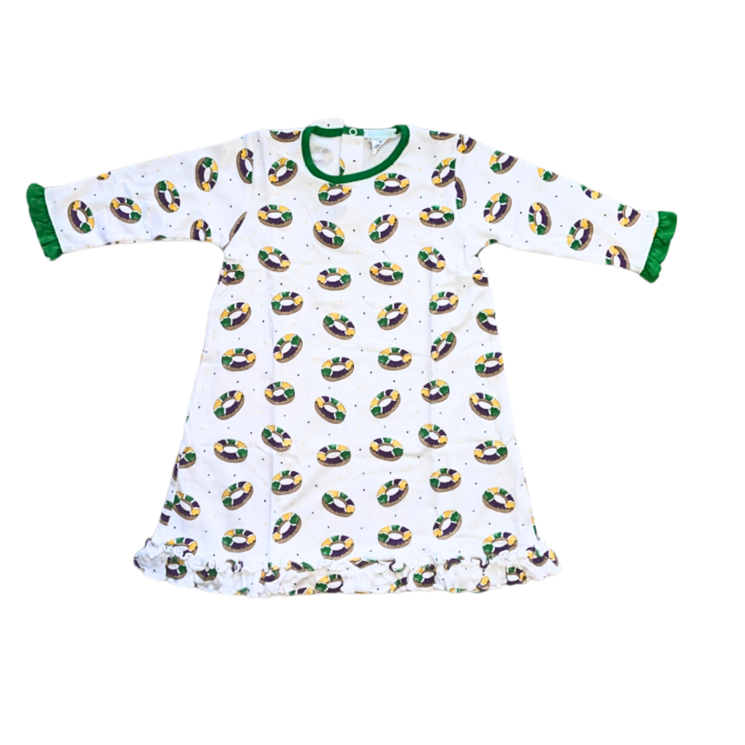 Girls Mardi Gras King Cake Gown