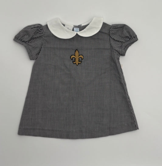 Fleur-De-Lis A-Line Girls Dress