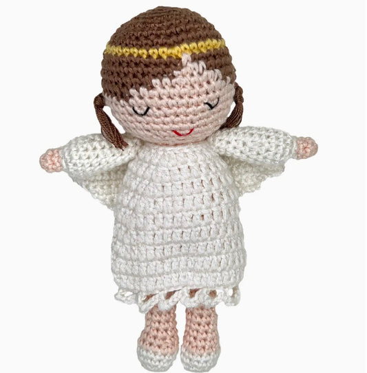 Angel Bamboo Crochet Rattle