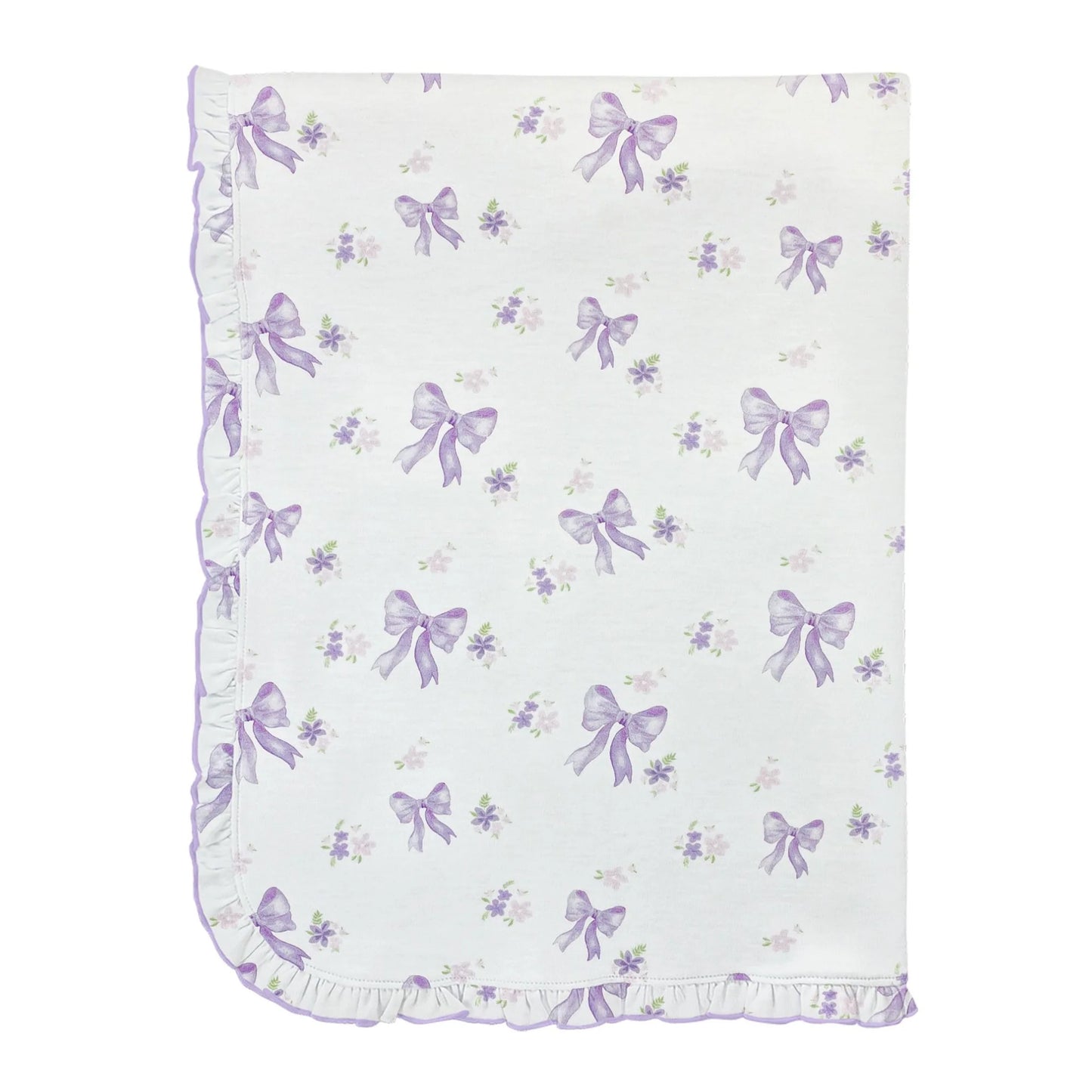 Lavender Bows Blanket