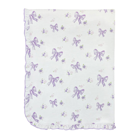 Lavender Bows Blanket