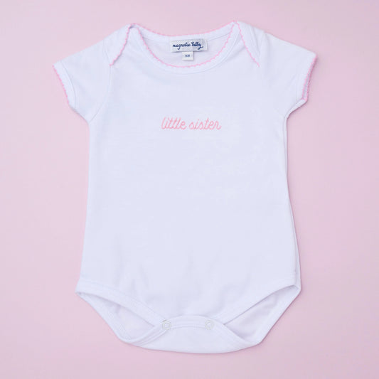 Little Sister Embroidered Bodysuit