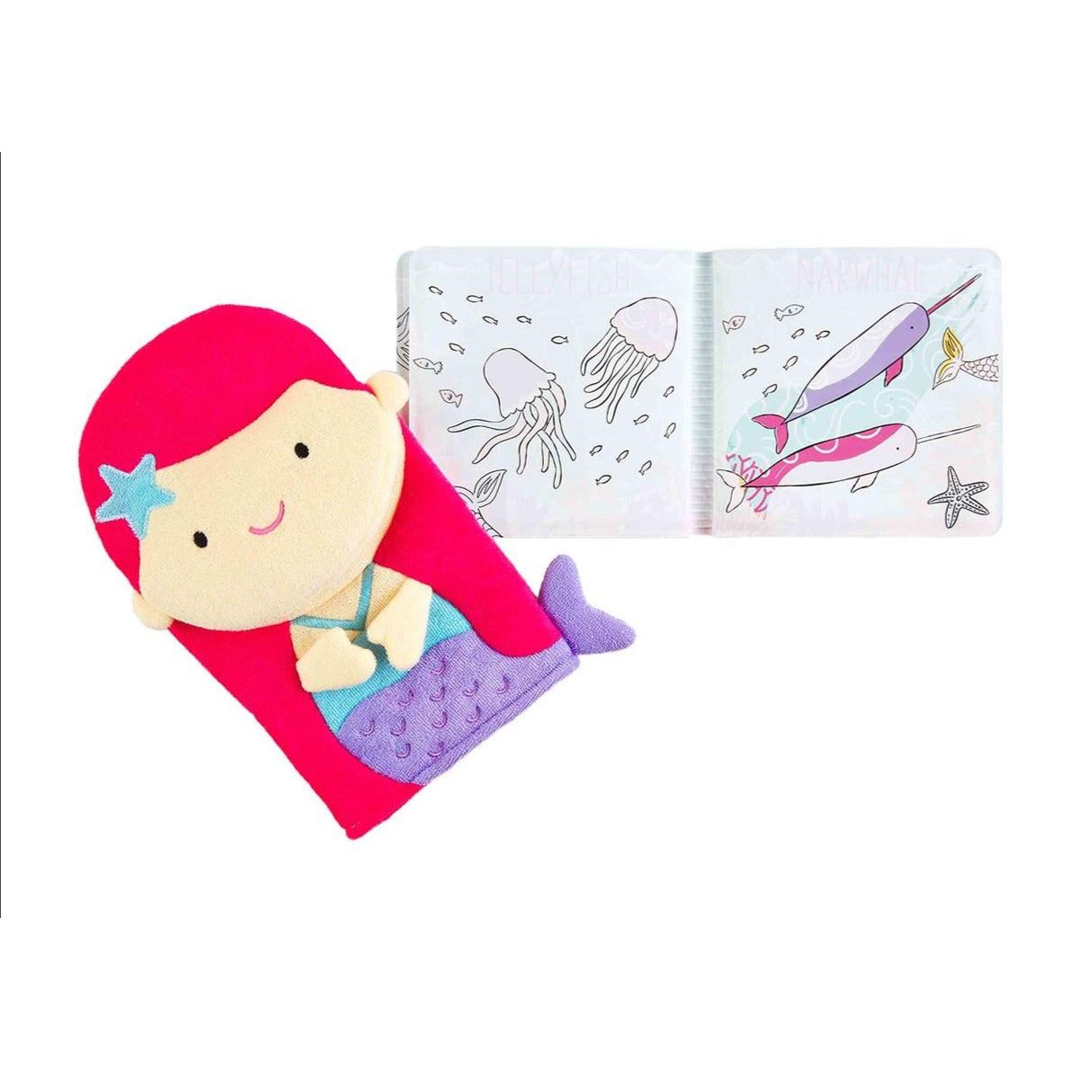 Mud Pie - Mermaid Bath Book Set